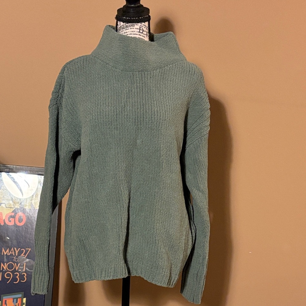 Philosophy Sage Green Cowl Neck Sweater